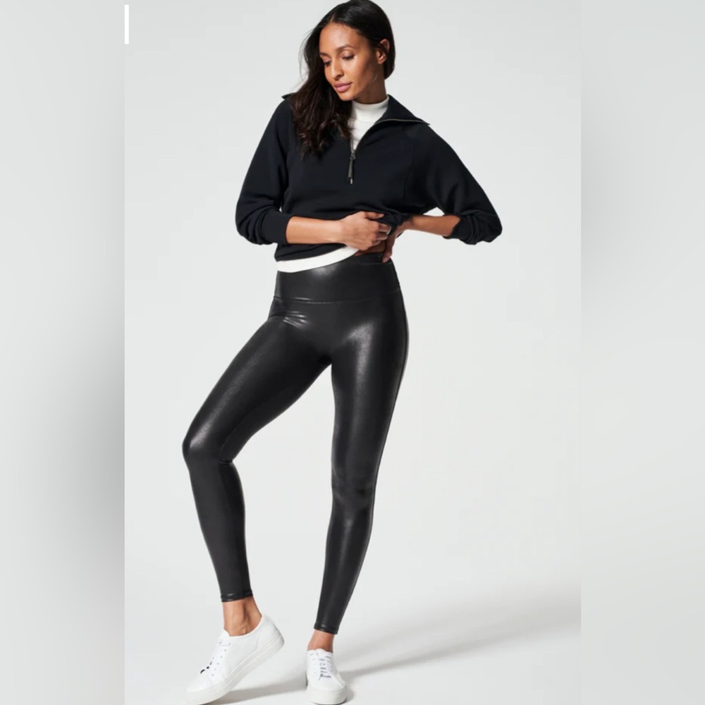 Spanx Petite Faux Leather Legging
